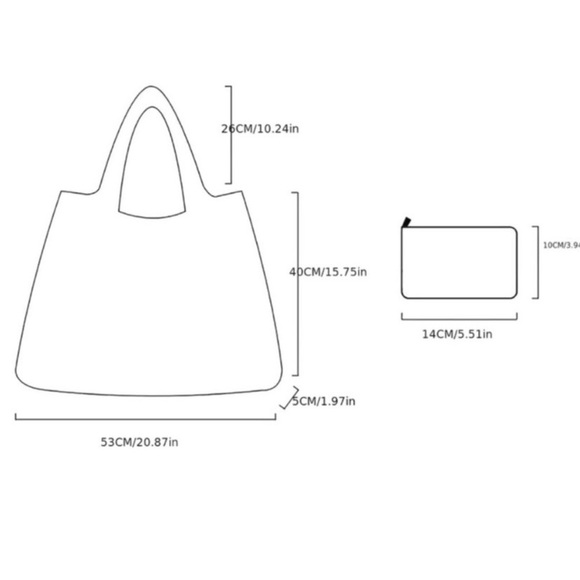 NWT Large capacity shopping bag - Bee design see measurements ! Very large - Picture 6 of 6